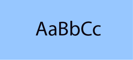 Black on Blissful Blue Light